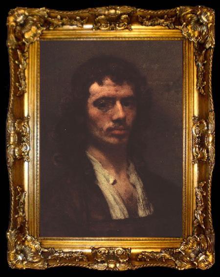 framed  Carel Fabritus Self Portrait  li, ta009-2